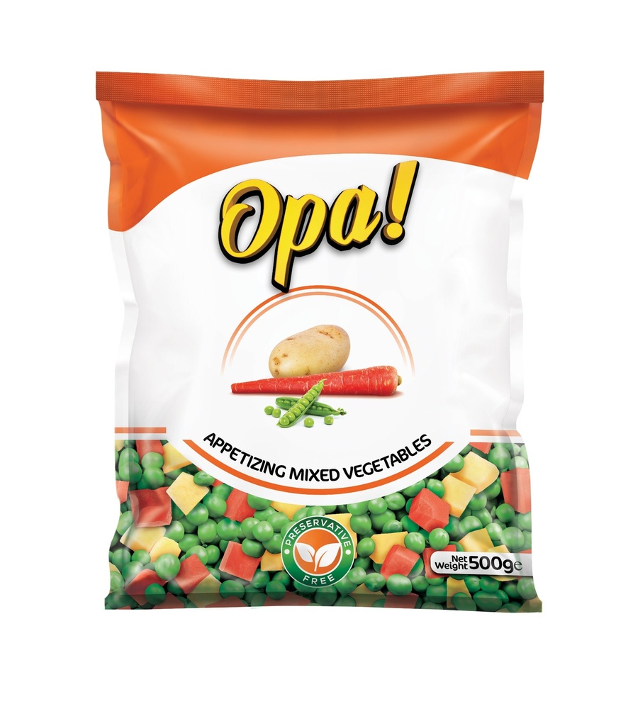 Opa Frozen Mix Veg 500G
