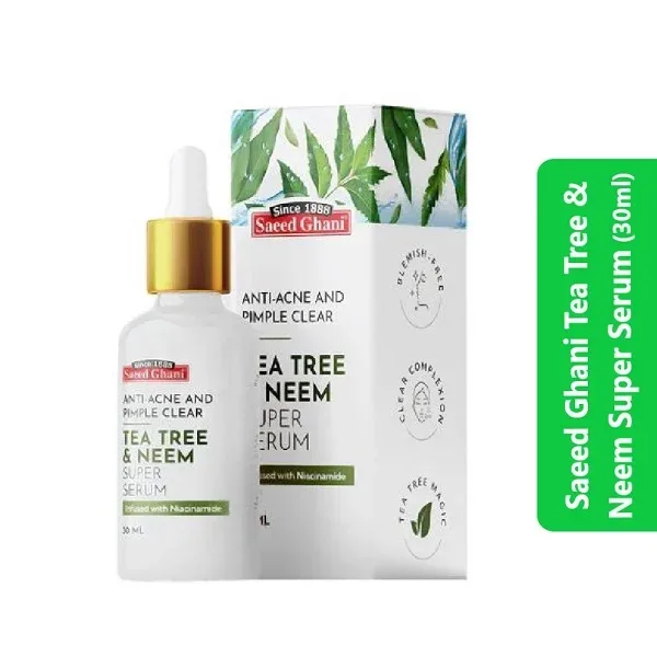 Saeed Ghani Tea Tree & Neem 30Ml