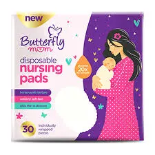 Butterfly Nursing Pads 30 Pack