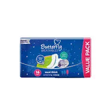 Butterfly Maxi Thick Long 16 Pack