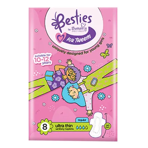 Butterfly For Teens Long 8 Pack
