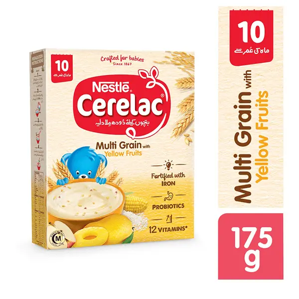 Nestle Cerelac Yellow Fruits 175G