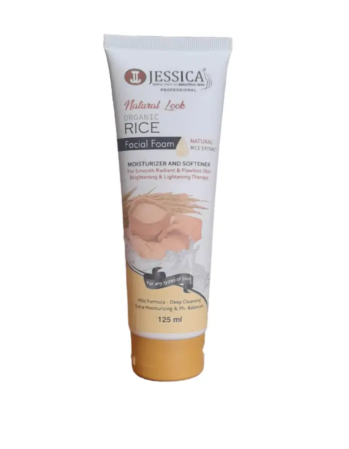 Jessica Organic Rice Face Wash 125ml 
