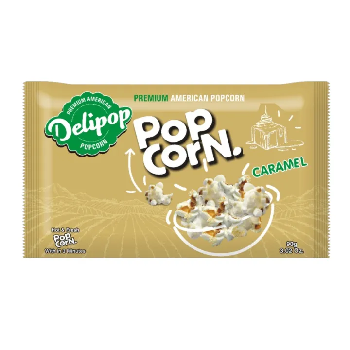 Delipop PopCorn Caramel 90G