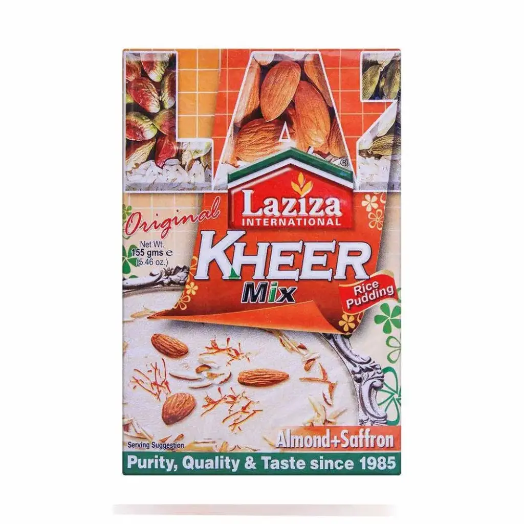 Laziza Kheer Mix Almond+Saffron 155G