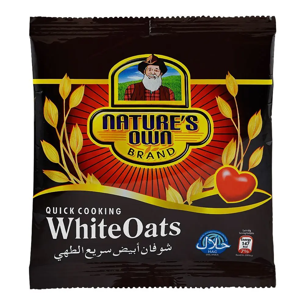 Natures Home White Oats 40G