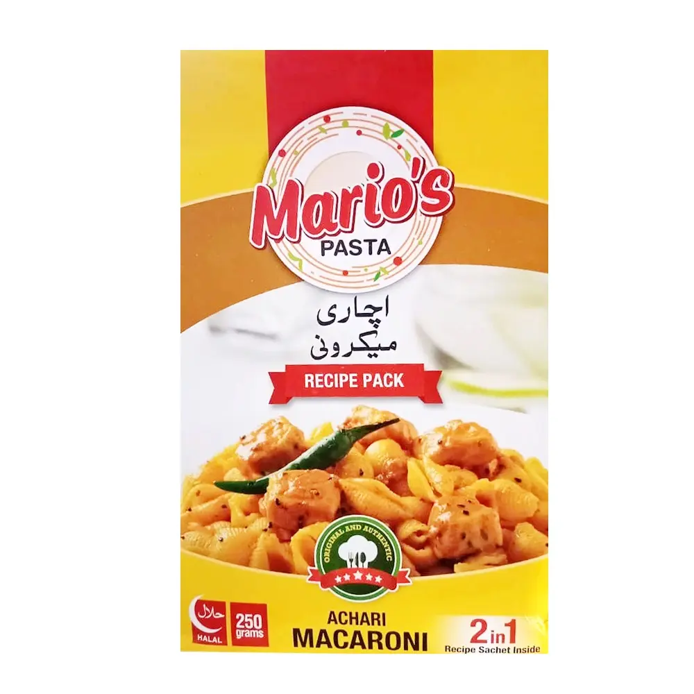 Mario's Pasta Achari Macaroni