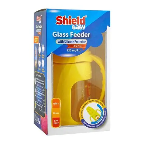 Sheild Baby Glass Feeder 120ML