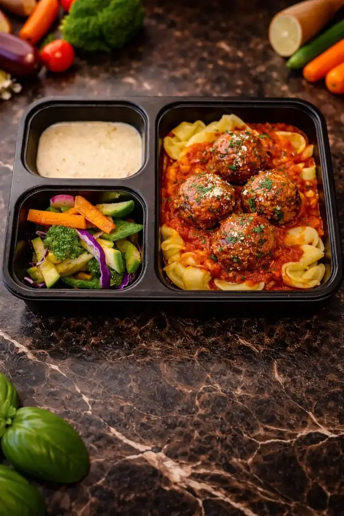Chicken meatball tortellini