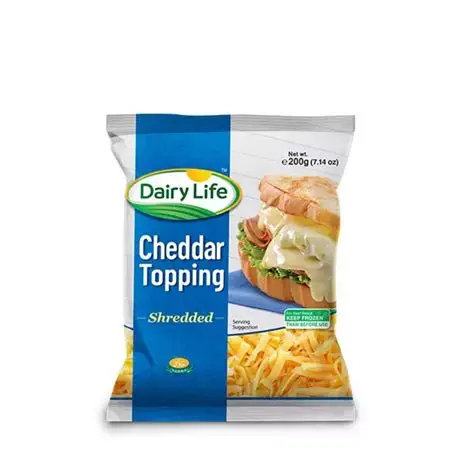 Dairy Life Cheddar Topping Shredded 200G