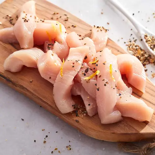 Chicken Thigh Boneless Strips- 1kg