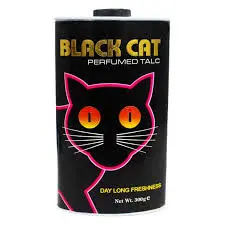 Black Cat Perfumed Talc 300G