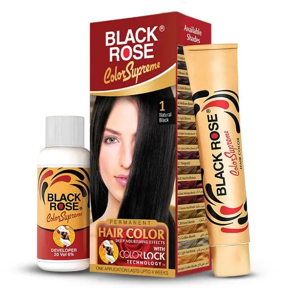 Black Rose Hair Color 1