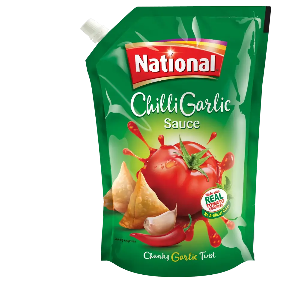 National Chilli Garlic Ketchup 400G