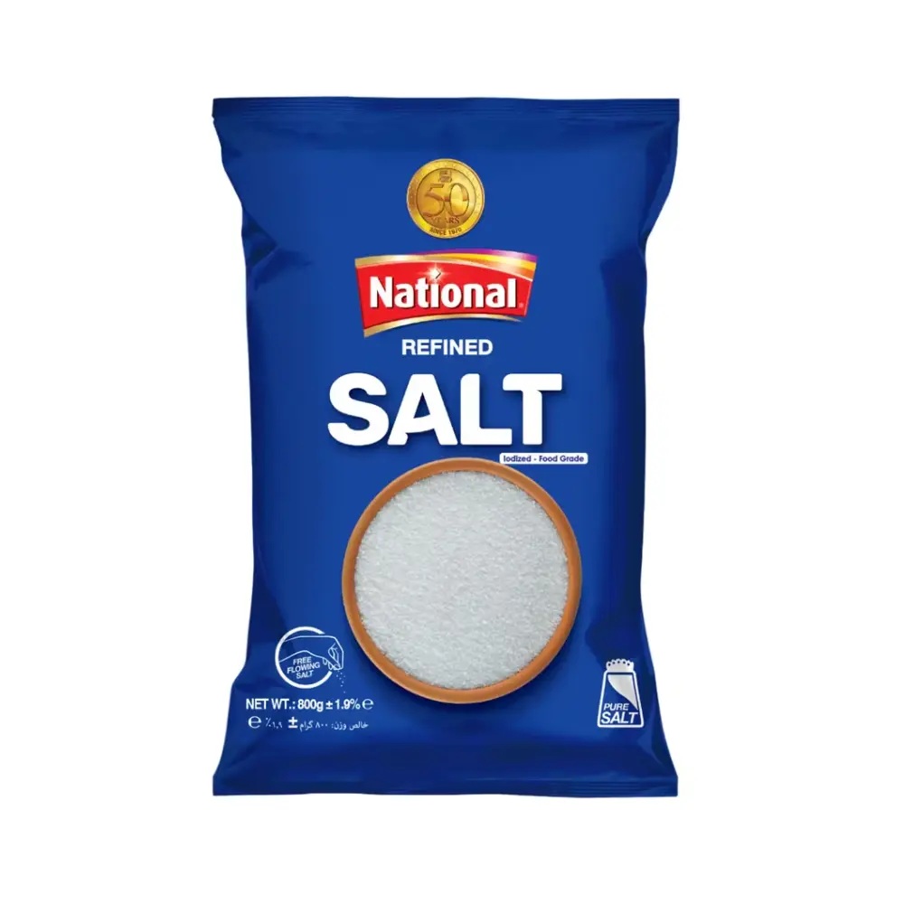 National Salt Refine Table 800gm