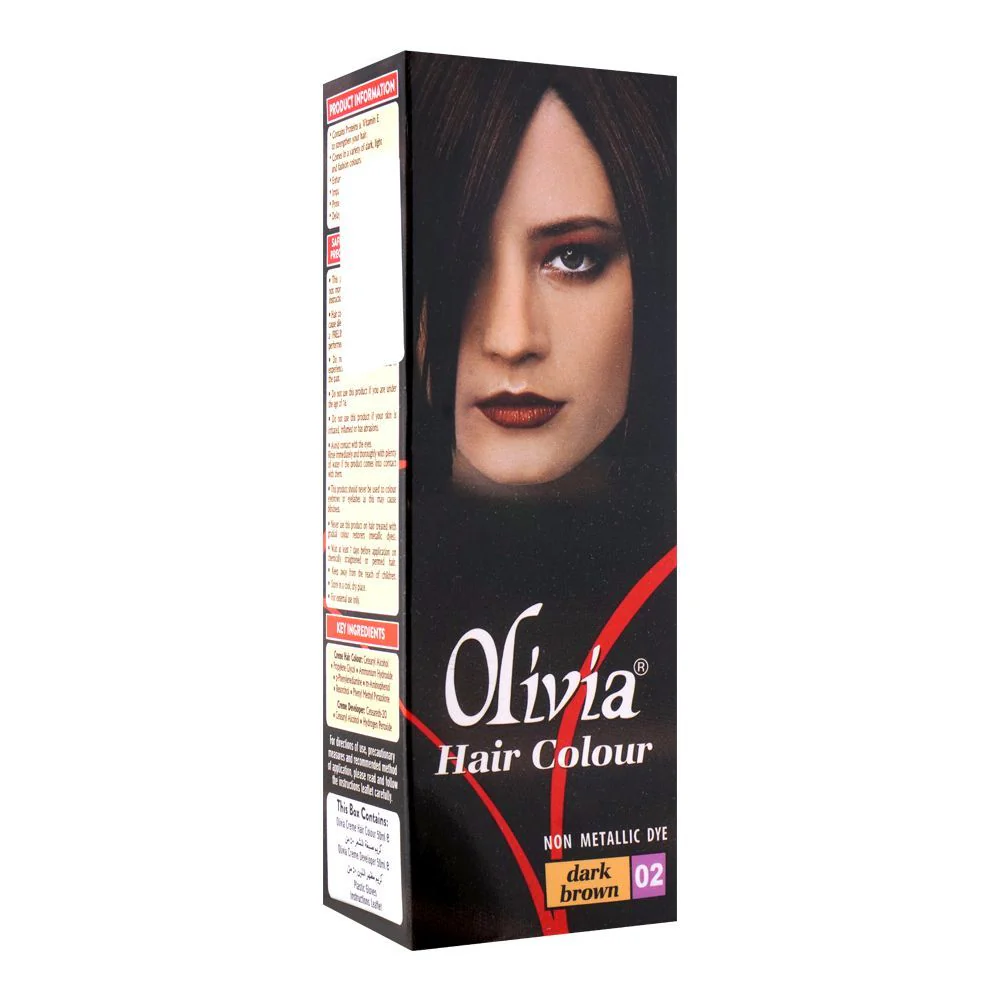 Olivia Hair Color -2 Dark Brown