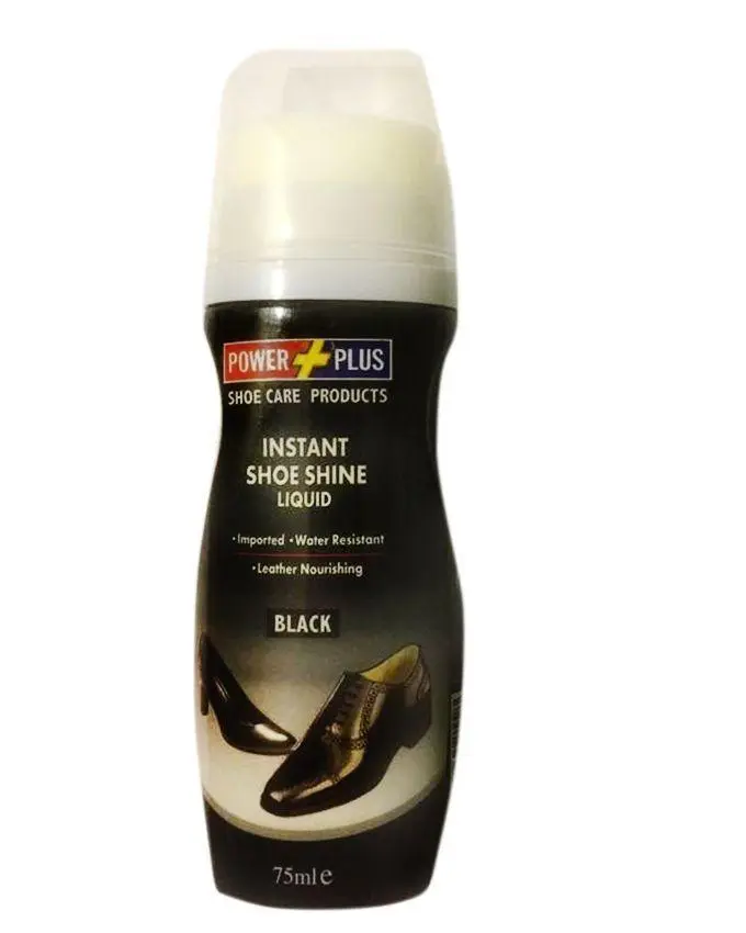 Power Plus Shoe Shine Black 75ML