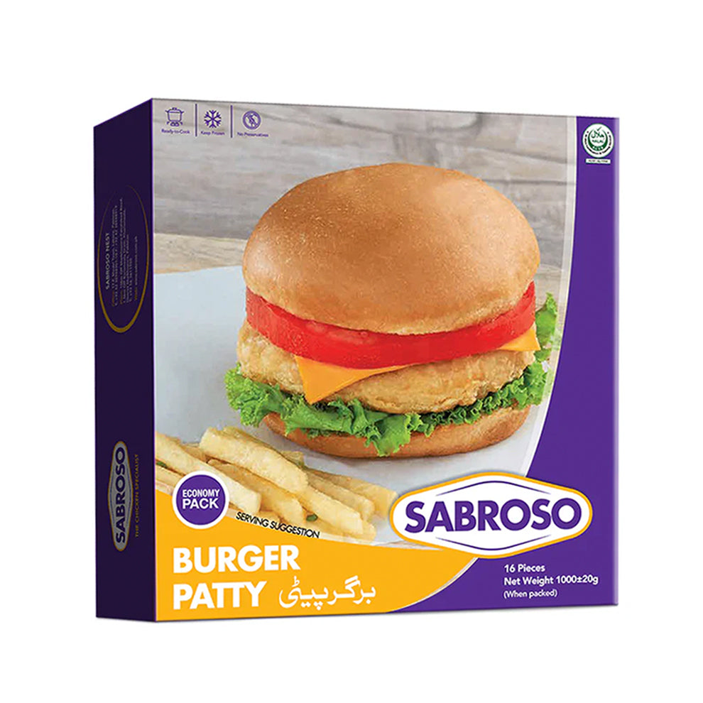 Sabroso Burger Patty E-P 1000G