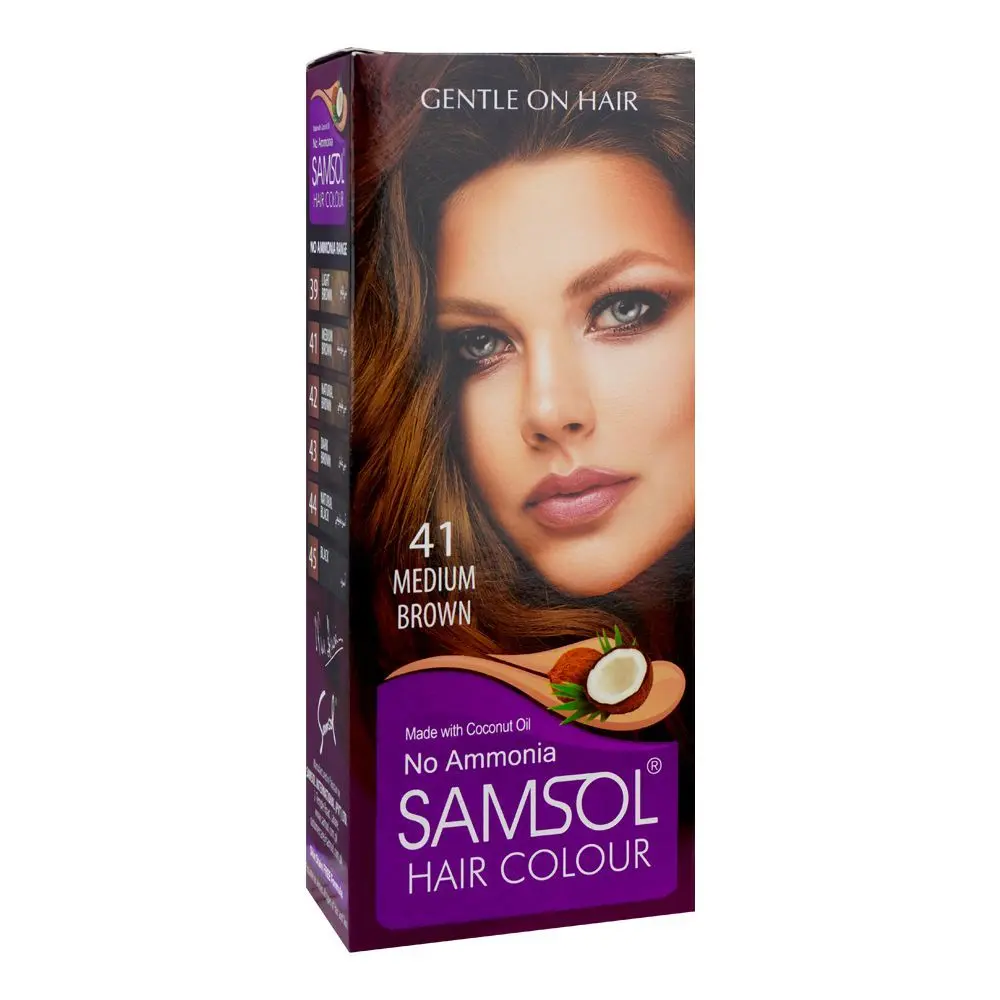 Samsol Hair Colour 41 Medium Brown