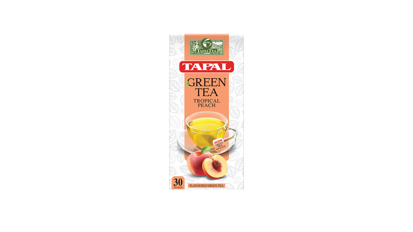 Tapal Peach Green Tea Bag 45G