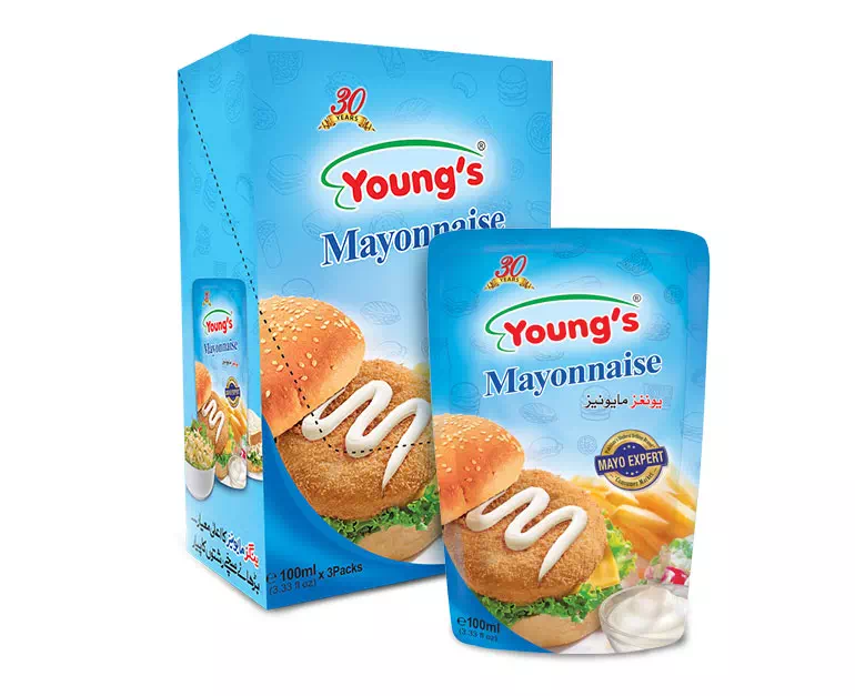 Youngs Mayonnaise 1X3 100Ml Box