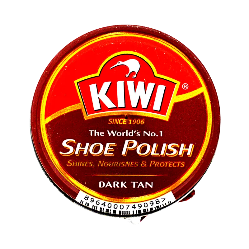 Shoe Polish Dark Brown Kiwi 45Ml