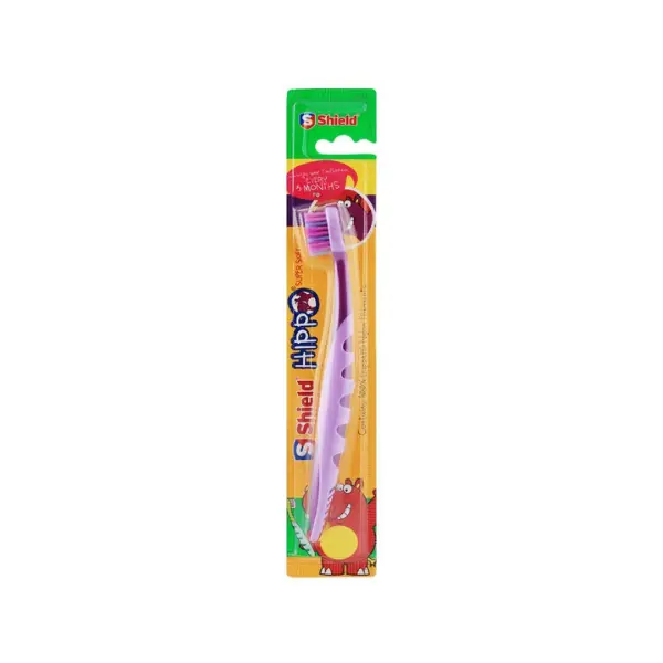 Shield Hippo Brush Toy
