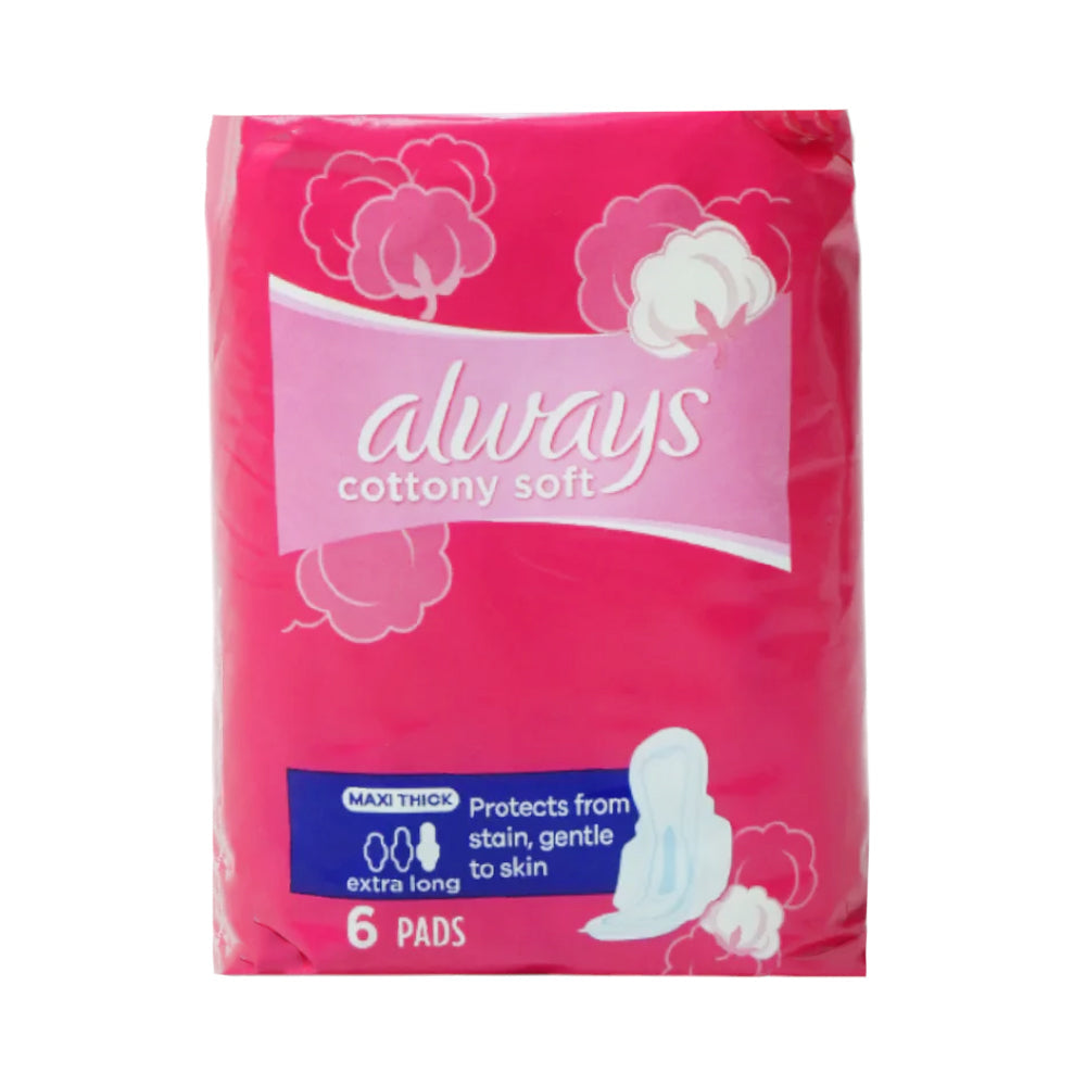 Always Cottony Soft Maxi Thick Long 6 Pads