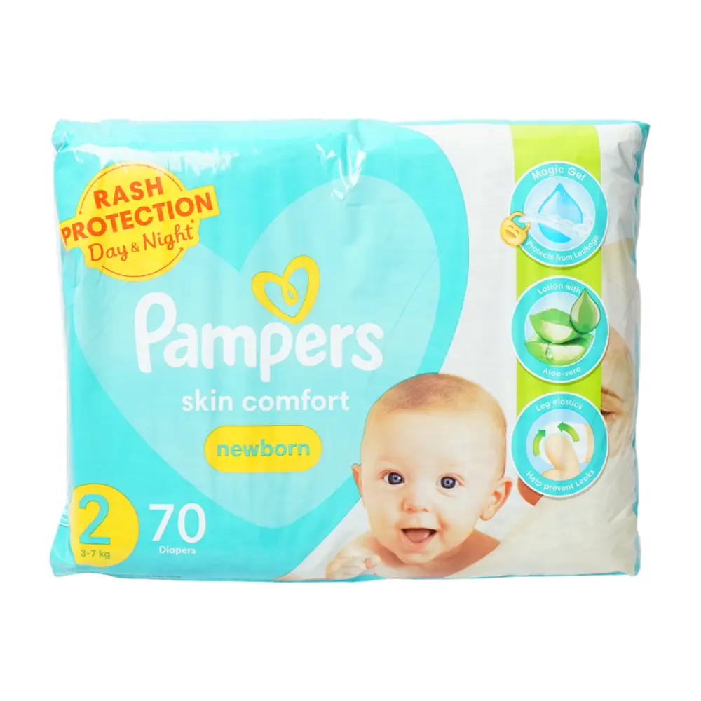 PAMPERS MEGA PACK MINI 2 70 PCS 3-7 KG