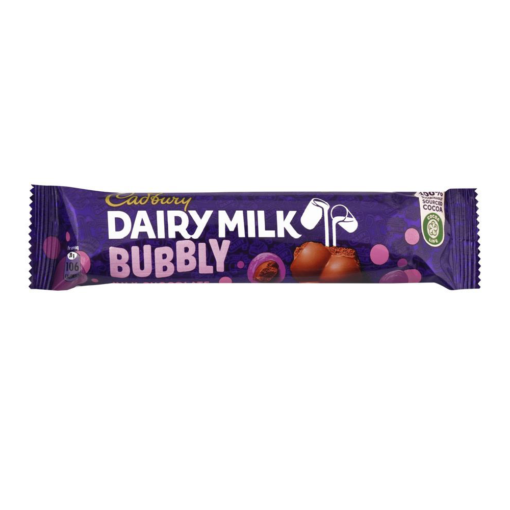 Cadbury Dairy Milk Bubbly 20G