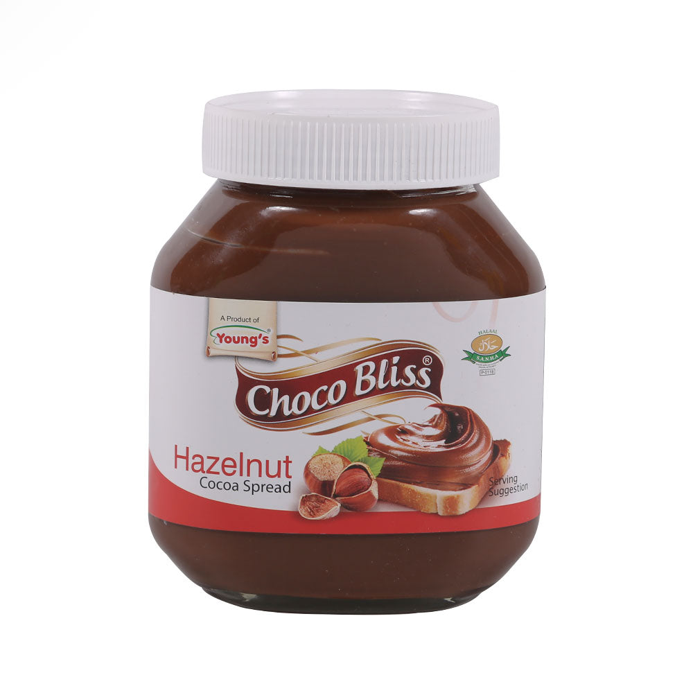 Youngs Choco Bliss Hazelnut Spread 675G