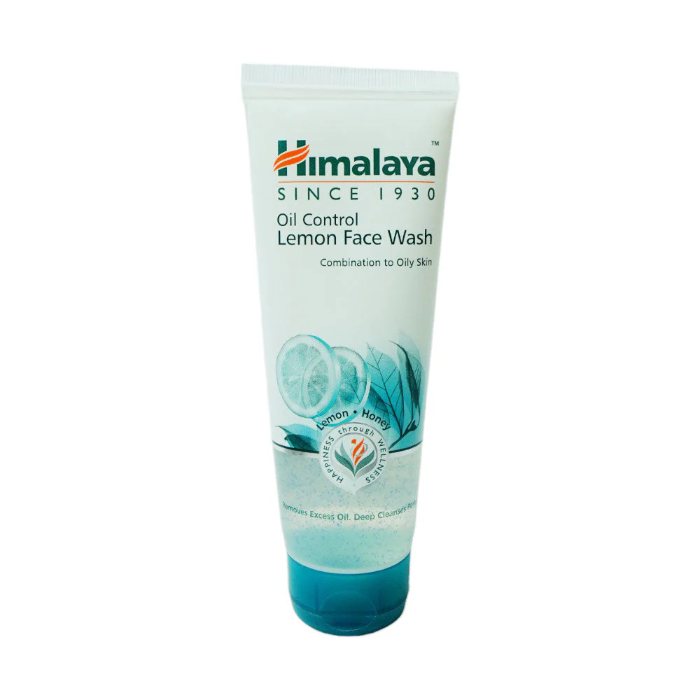 HIMALAYA OIL CONTROL LEMON FACE WASH 100ML 