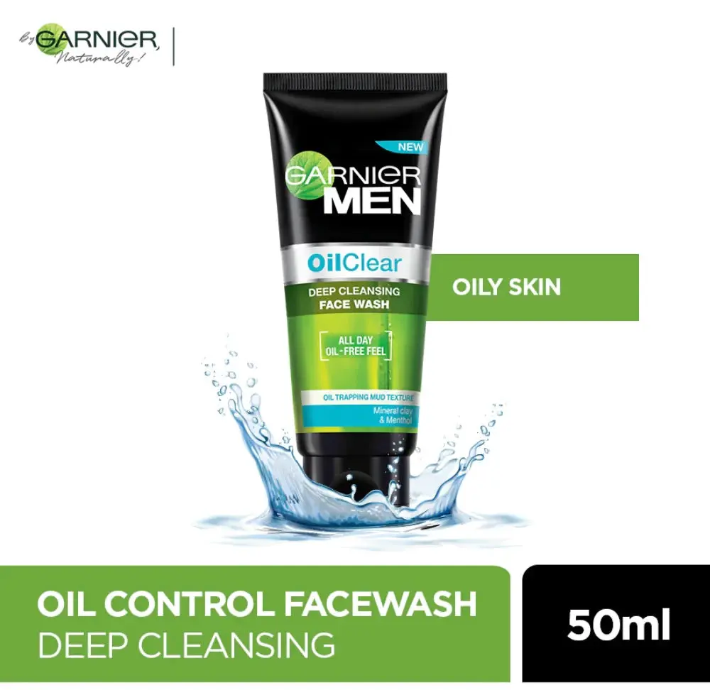Garnier Men Oil Clear Icy Face Wash 50ML