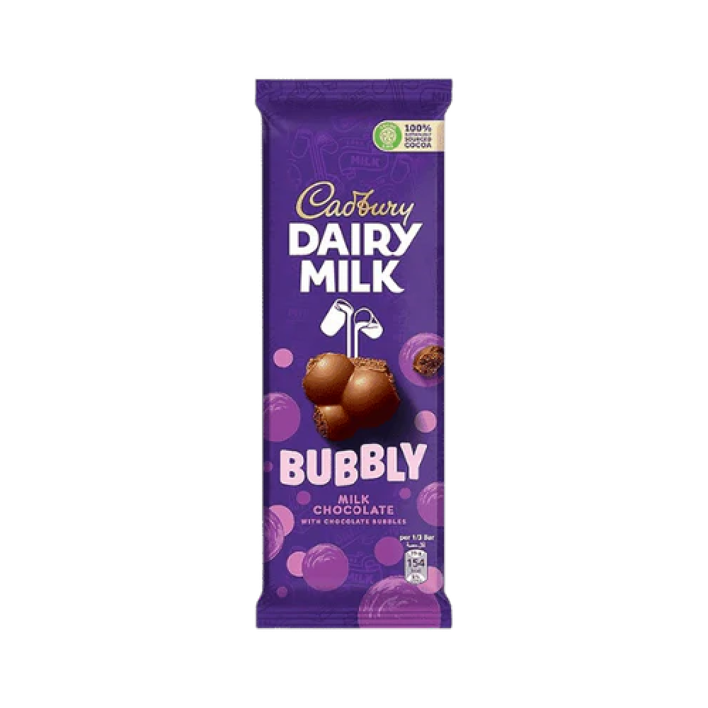 Cadbury Dairy Milk Bubbly 87G