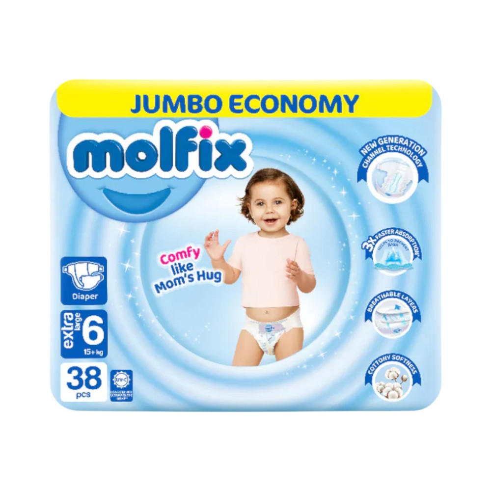 Molfix Diaper 6XL-38Pcs