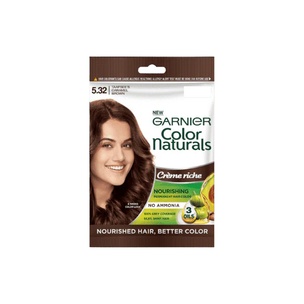 Garnier Dark Caramel Brown 5.32 Sachet