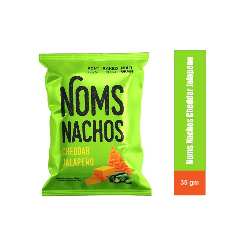 Noms Nachos Cheddar Jalapeno 32G
