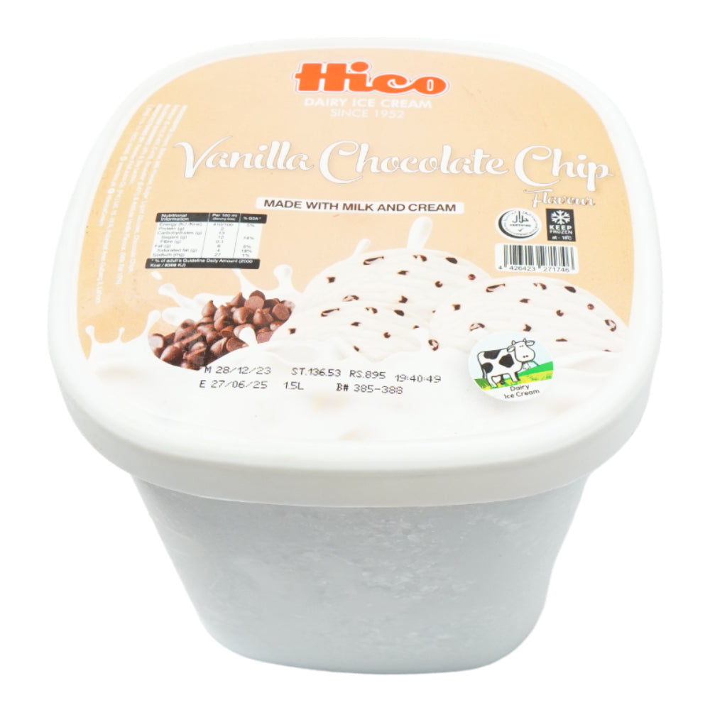 Hico Vanilla Chocolate Chip 1.5L