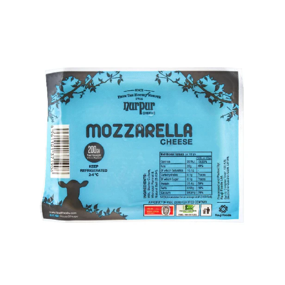Nurpur Mozarella Cheese 200G