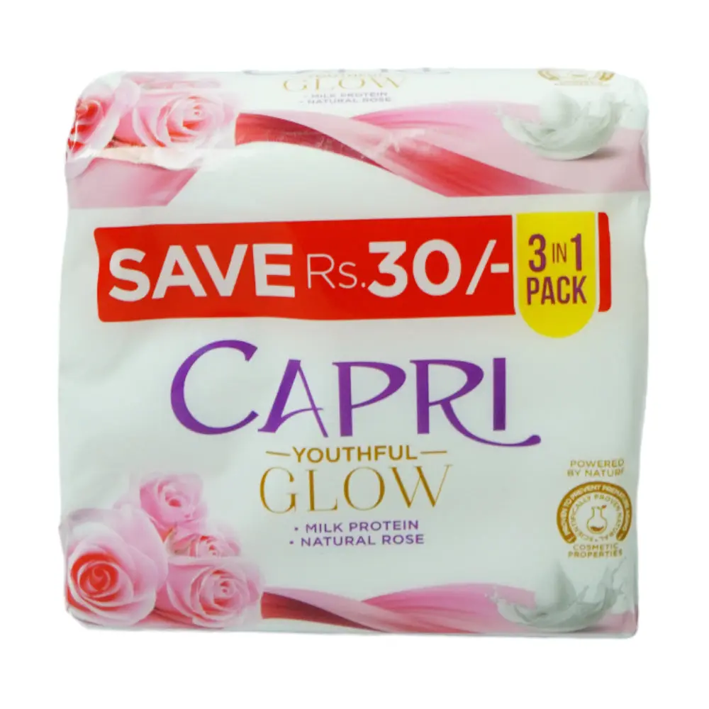 Capri Glow Natural Jasmine & Aloe Vera 3 in 1 Pack