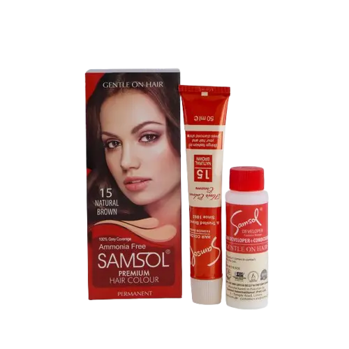 Samsol Hair Colour Natrual Brown 15