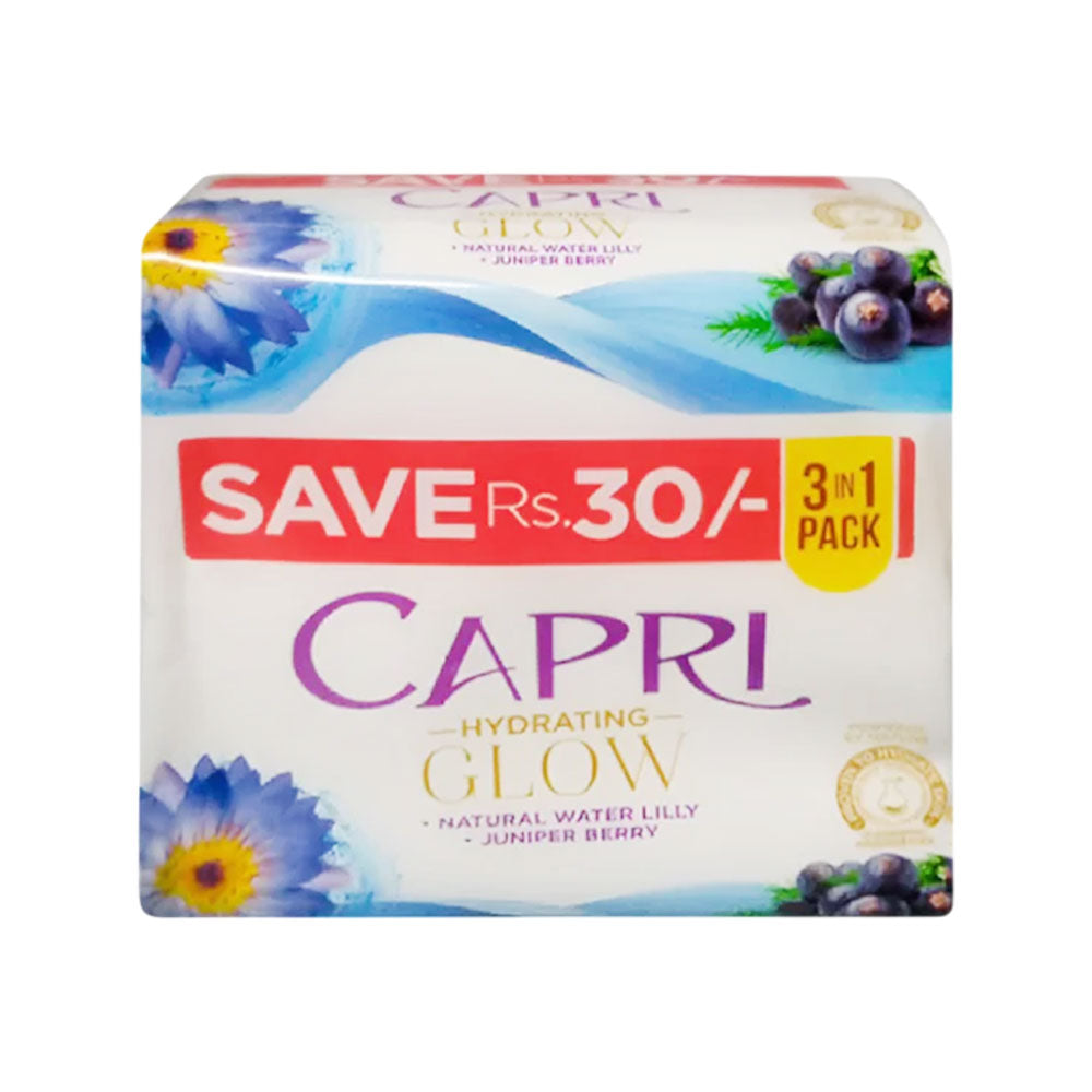 Capri Glow Hydrating Natural Water Lilly 3 in 1 Pack