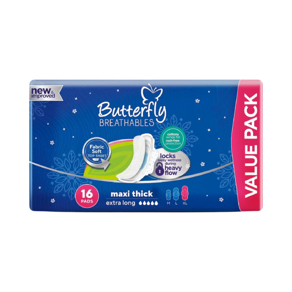 Butterfly Value Pack Maxi Thick 16 Xl