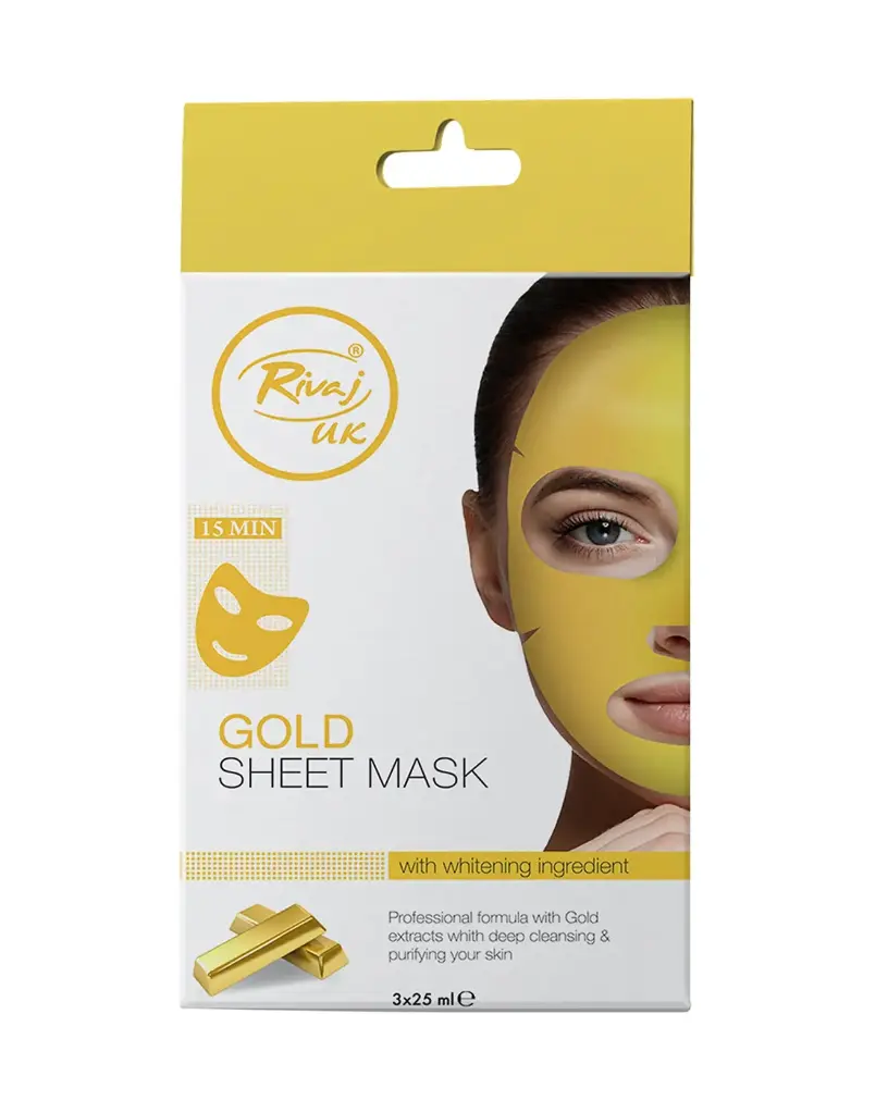 Rivaj Gold Sheet Mask 3X25ML