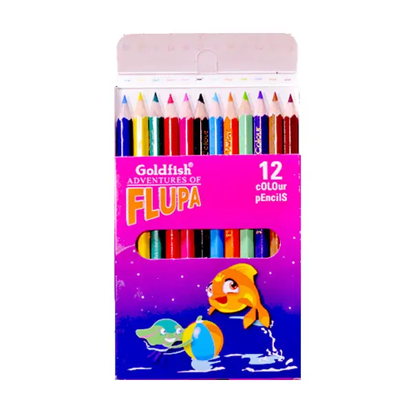 Goldfish Flupa Color Pencils 12 Pack