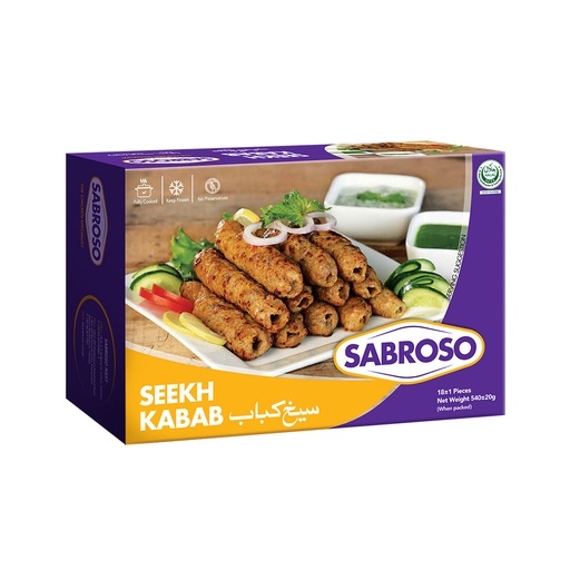 Sabroso Seekh Kabab E-P 540G